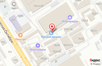 Мясной дворик на проспекте 60-летия Октября на карте