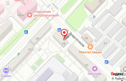 Цветочный салон Цветкоff на улице Энергетиков на карте