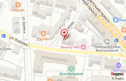 Торговая компания Мебельщик в переулке Кирова на карте