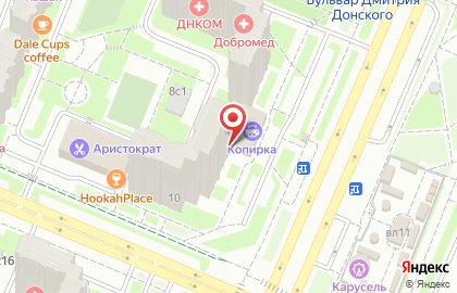 Компания ОкнаМобифон на бульваре Дмитрия Донского на карте