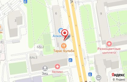 Тарас Бульба на Автозаводской на карте