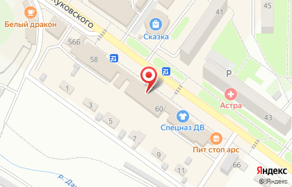 Золотая миля на улице Жуковского на карте