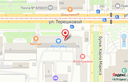 Кофейня ART Coffee в Октябрьском районе на карте