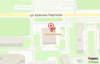 Банкомат Банк Петрокоммерц на улице Красных Партизан на карте