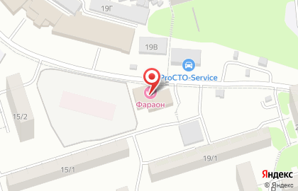 Сауна Фараон на Гусинобродском шоссе на карте