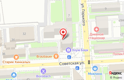 РАДО на Советской улице на карте