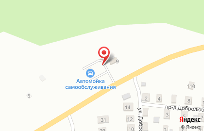 Автомойка самообслуживания на Железнодорожной улице на карте