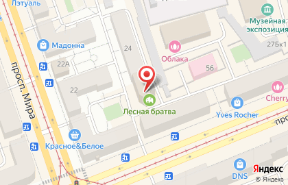 Культурно-познавательный зоопарк Лесная братва на карте