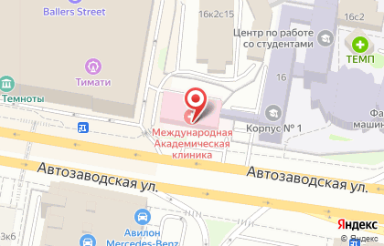 Технабор на Автозаводской улице на карте