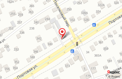 Продуктовый магазин Дмитрий на Портовой улице на карте