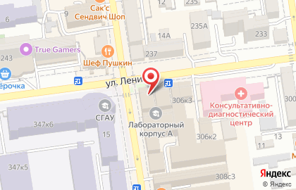 Ресторан КурЩавель на улице Ленина на карте