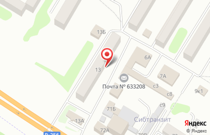 Мебеляр в Новосибирске на карте
