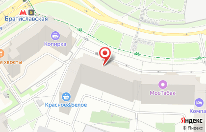 Магазин товаров для дома Хозмаркет на Братиславской улице на карте