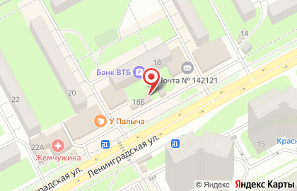 Магазин фастфудной продукции Тандыр East House на улице Ленинградской на карте