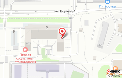 Торговая фирма Континент на Индустриальной улице на карте