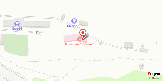 Клиника Маршака на карте