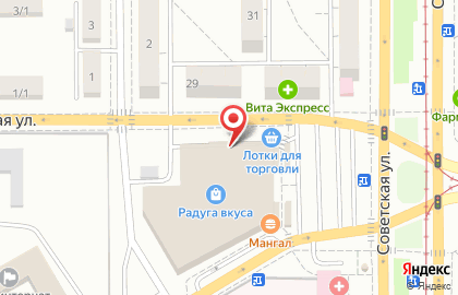Компания Радуга упаковки в Правобережном районе на карте