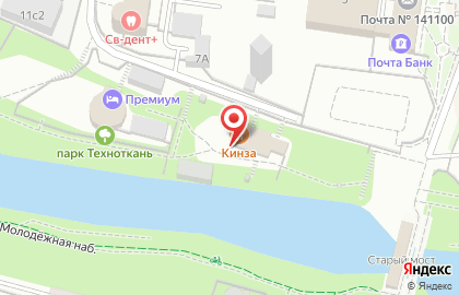 Ресторан Kinza на карте