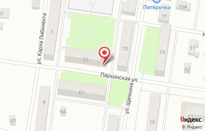 Продовольственный магазин в Ярославле на карте