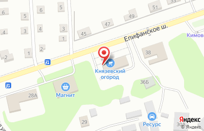 Магазин Князевский огород на карте