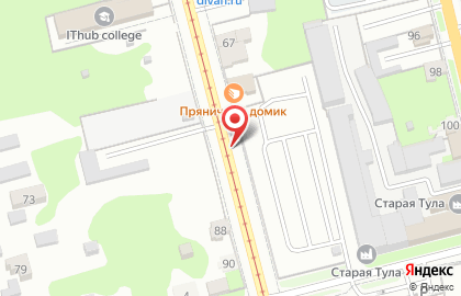 Альянс на Оборонной улице на карте