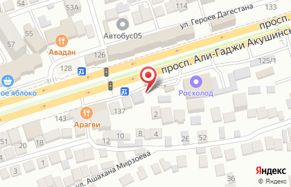 Автосервис 999 на проспекте Али-Гаджи Акушинского на карте