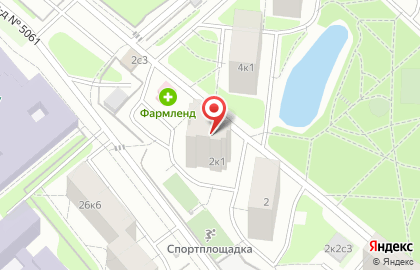 Спортивно-досуговый центр Виктория на улице Вешних вод, 2 к1 на карте