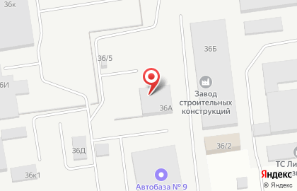 ООО Техногарант на улице Чебышёва на карте