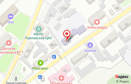 Детский городок детский сад №1 на карте