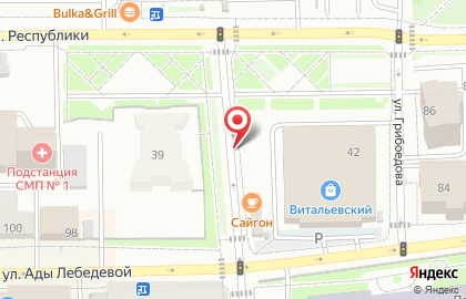 Мясной ряд, ООО МР ГРУПП в Центральном районе на карте