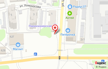 Продовольственный магазин на улице Шевченко на карте