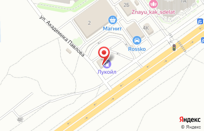 СТО Лукойл в Тракторозаводском районе на карте