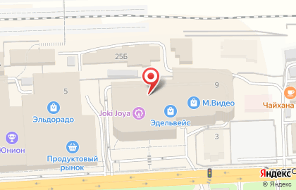 Блинная Теремок в ТЦ Эдельвейс на карте