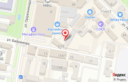Кафе Встреча на улице Орджоникидзе на карте