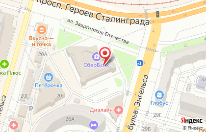 Банкомат Поволжский банк Сбербанка России, Красноармейское отделение №7247 на проспекте Героев Сталинграда, 50а на карте
