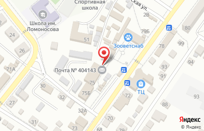 Телекоммуникационная компания Ростелеком на Октябрьской улице в Средней Ахтубе на карте