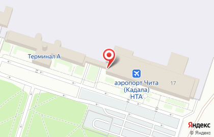 Линейный пункт полиции в Аэропорту г. Читы на карте