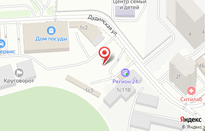 АЗС Сибойл на Дудинской улице на карте