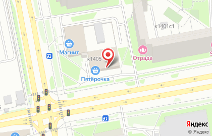Супермаркет Пятёрочка в Москве на карте