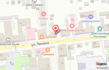 ПочтаБанк, ПАО на улице Ленина на карте
