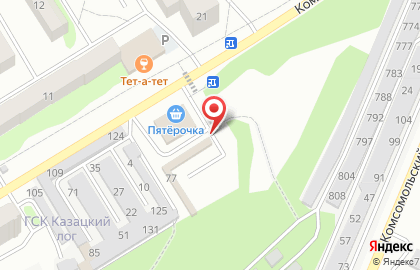 Автостоянка в Белгороде на карте