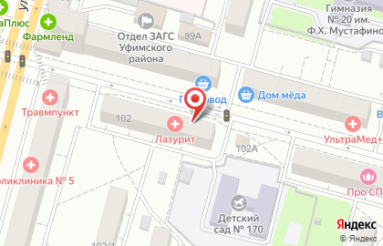 Агентство недвижимости Пальмира на улице Достоевского на карте