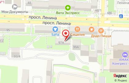Южный филиал Восточный экспресс банк на проспекте Ленина на карте