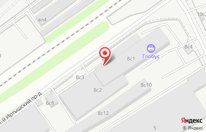 Производственно-полиграфическая компания Глобус на Бульваре Рокоссовского на карте