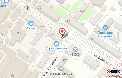 Росгосстрах-Медицина на улице Шевченко на карте