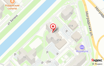 Архитектурная мастерская Антона Мозгового на улице Павловского на карте