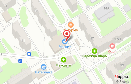 Магазин парфюмерии и косметики Магнит Косметик на улице Зайцева на карте
