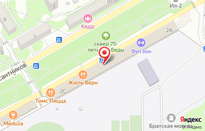 Лазерный клуб Space на карте