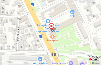 Киоск фастфудной продукции в Нальчике на карте