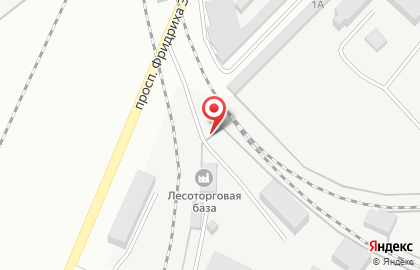 Лесоторговая база в Саратове на карте